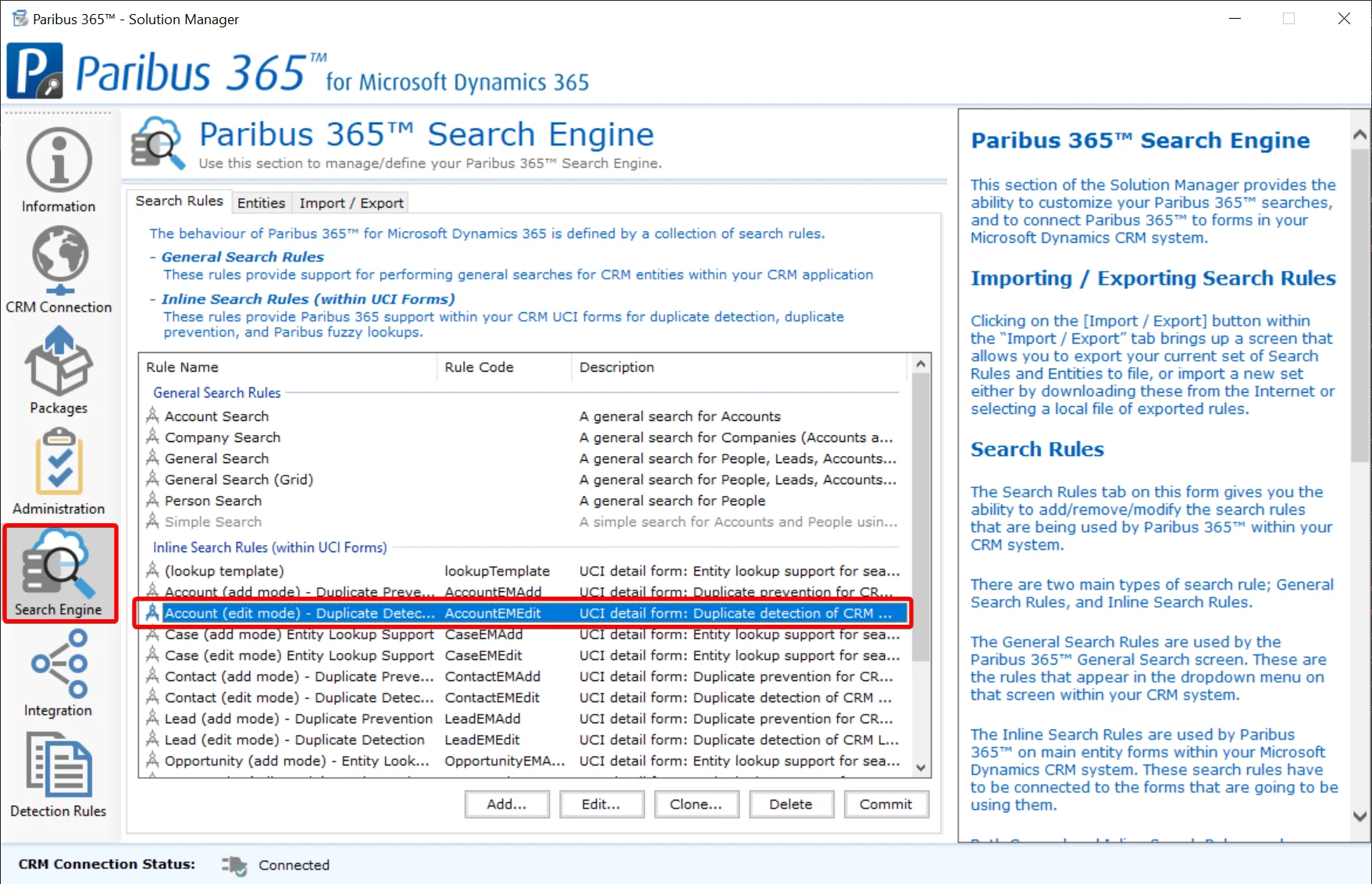 How to Enable Paribus 365™ Merge Feature
