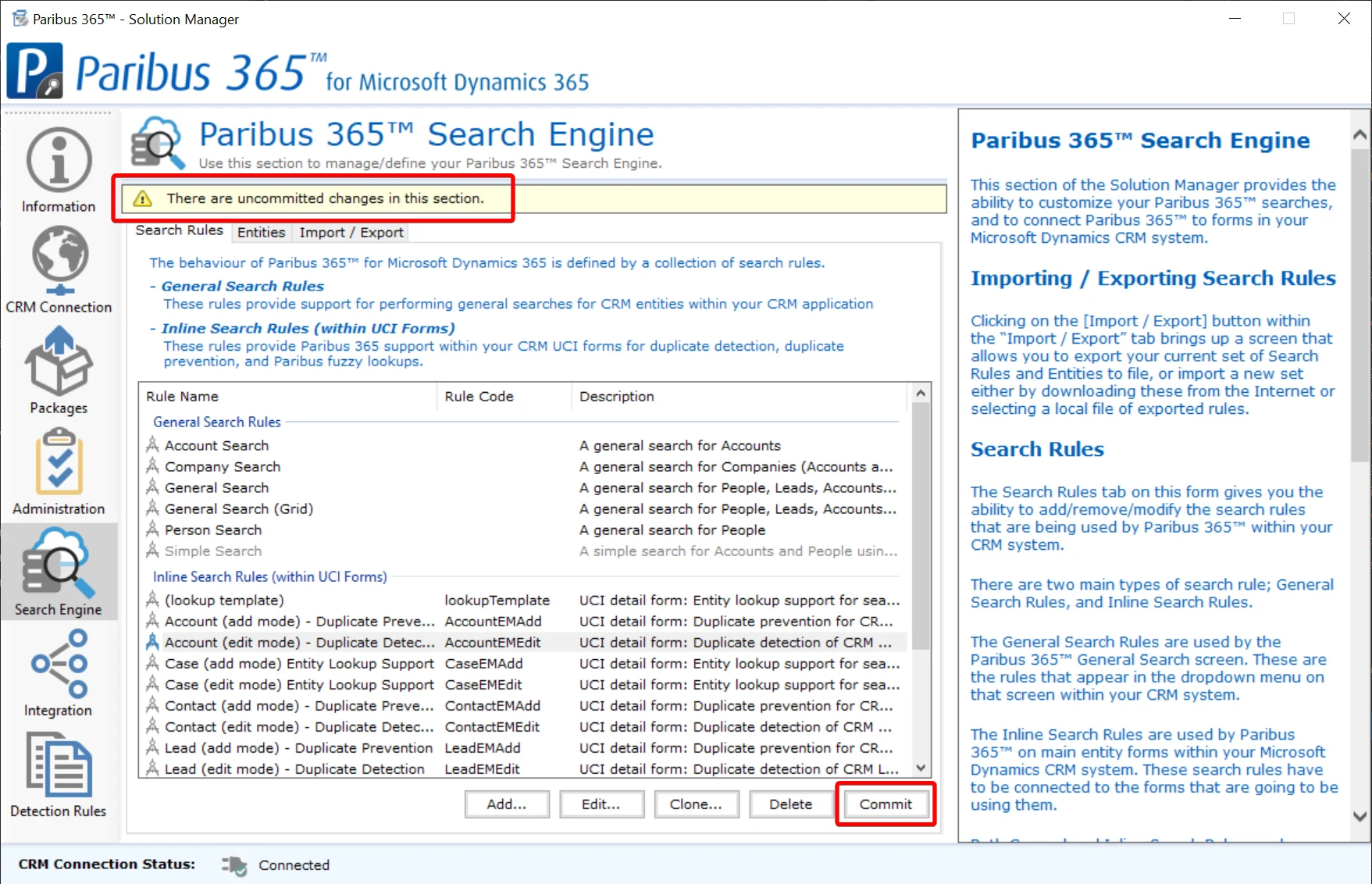 How to Enable Paribus 365™ Merge Feature