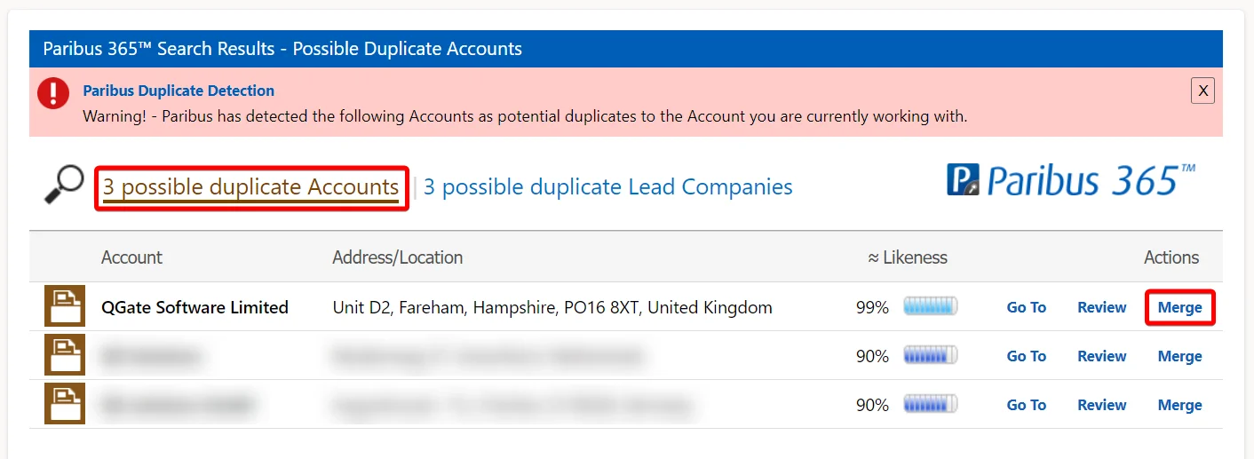 How to Enable Paribus 365™ Merge Feature